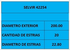 DISCO EMBR 200mm 20 EST FIAT 1.7D-TD 93 WESTLAKE