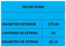 DISCO EMBR 275mm 23 EST MITSUB L200 3.2D 06 WESTLA