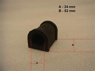 BUJE B/ESTAB DEL NISSAN D21 (4WD) (24mm)