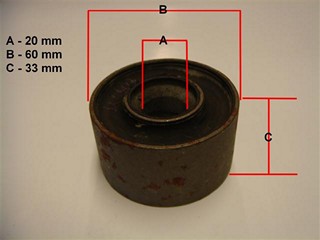 BUJE BASTIDOR INF BMW E36 91 GSP