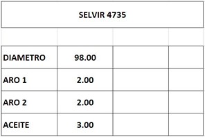 AROS 98.0mm KIA 3000 STD CTI