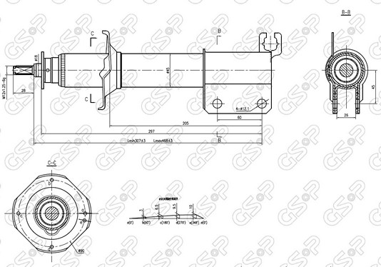 AMORTIGUADOR DEL IZQ DAIHATSU-LIFAN HID BREME