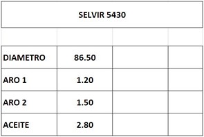 AROS 86.5mm HYUNDAI-MITSUBISHI 2.4 N STD CTI