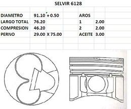 METALES LATERALES CITROEN-PEUGEOT EW10 STD WOLF