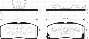 PASTILLAS DEL DAIHATSU CHARADE 90