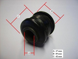 BUJE TENSOR TRA TOYOTA COROLLA 93 (Nº1) (18mm)