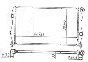 RADIADOR GM S10 2.2 N 95