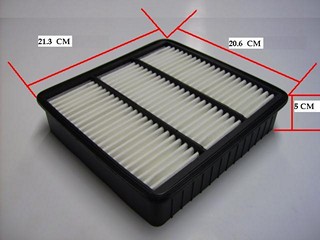 FILTRO AIRE MITSUBISHI (CA8208) (INY)