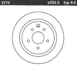 DISCO FRENO (291mm) TRA NISSAN SENTRA B17 13