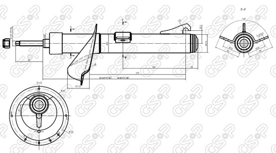 AMORTIGUADOR DEL FORD KA 97