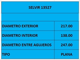 PLACA EMBR MITSUBISHI L200 N (217mm) VALEO