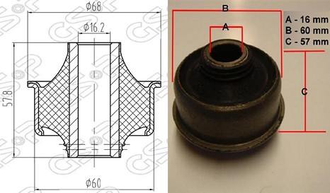 BUJE BASTIDOR INF GM VECTRA 94 (2)
