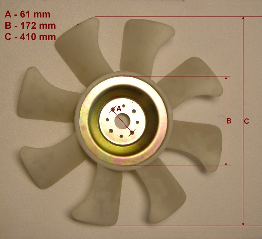 PALETA VENTILADOR NISSAN ED30-ED33