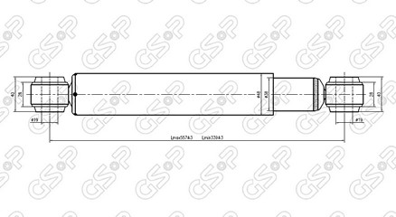 AMORTIGUADOR TRA TOYOTA HILUX 92 4WD ARG BREME