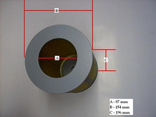FILTRO AIRE TOYOTA-GWM-ZX (CA4255)