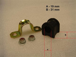 BUJE B/ESTAB DEL FIAT FIORINO NEGRA (CENTRAL)(KIT)