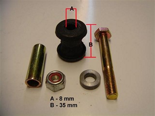 BUJE BASTIDOR INF FIAT 147-SPAZIO (KIT 8mm)