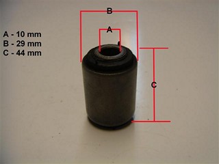 BUJE BASTIDOR INF FIAT UNO (CHAPA 10mm)