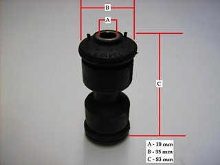 BUJE ELASTICO TRA GM CORSA P-UP 97 SAMPEL