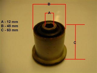 BUJE BASTIDOR INF GM ASTRA-VECTRA 96 N (CHAPA) (B)