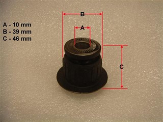 BUJE SUSPENSION DEL FORD-VW SANTANA (CUADRO)