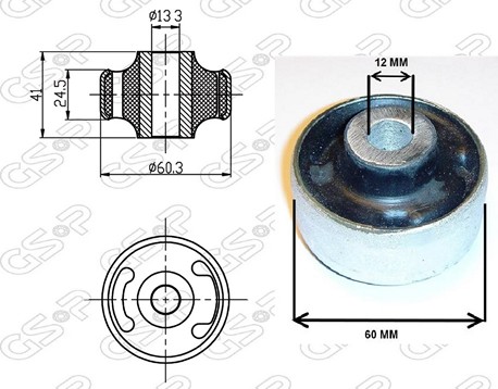 BUJE BASTIDOR INF VW GOL V-GOLF IV 98 (GDE) GSP