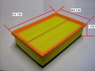 FILTRO AIRE VW (CA5377D)
