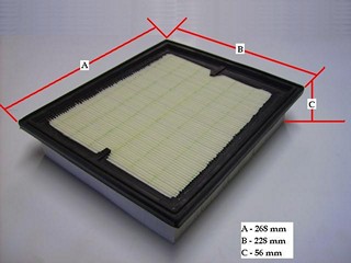 FILTRO AIRE VW (CA5370-7431)