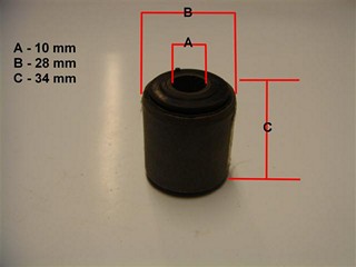 BUJE BASTIDOR INF PEUGEOT 205 (PUNTA) (B)