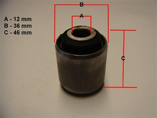 BUJE BASTIDOR INF RENAULT TWINGO 94 (LISO) GSP