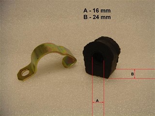 BUJE B/ESTAB DEL VW GOL (PUNTA) (KIT 24mm) SAMPEL