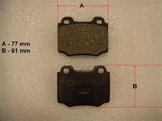 PASTILLAS DEL VW GOL II 95/96 SYL