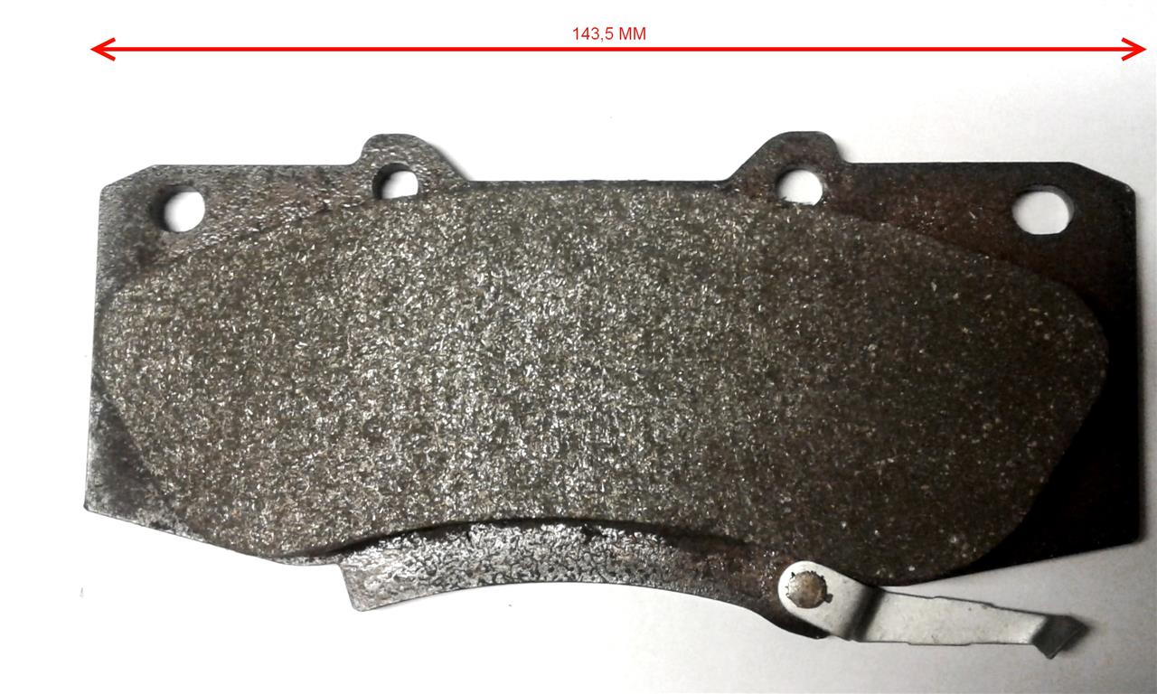 PASTILLAS DEL TOYOTA HILUX VIGO 2012-2015 BREMSI
