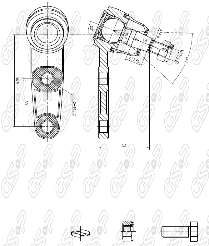 ROTULA INF GM AVEO 07-SAIL CTR