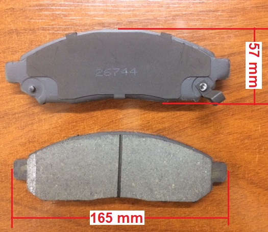 PASTILLAS DEL NISSAN FRONTIER-NAVARA 05 BREMSI
