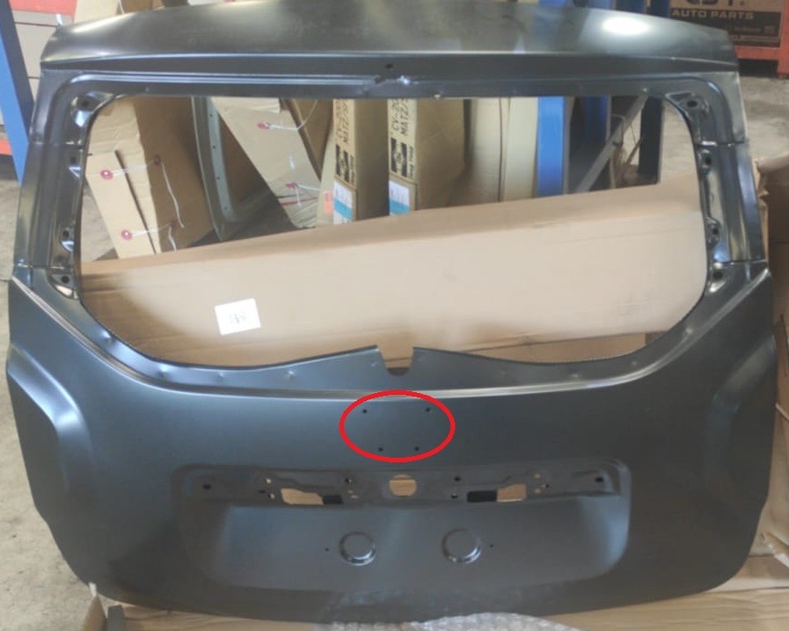 PORTON TRA RENAULT DUSTER 11 (4 AGUJEROS)