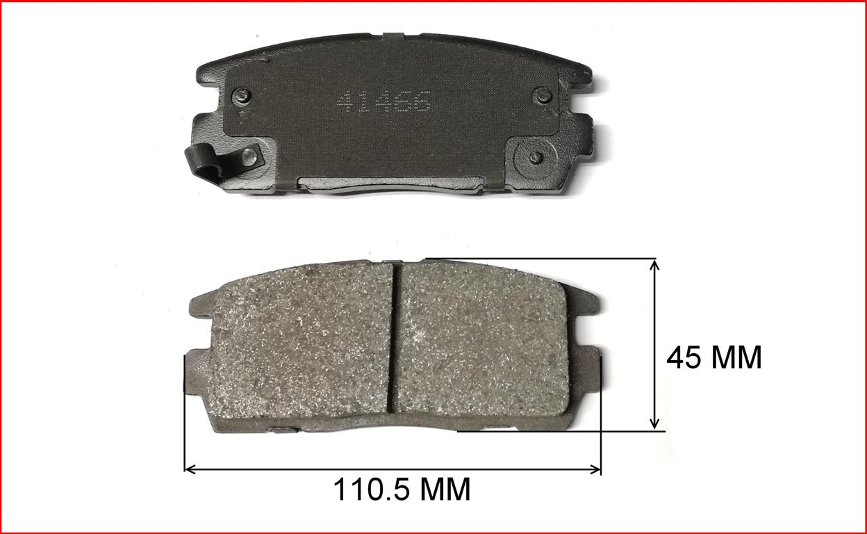 PASTILLAS TRA GM CAPTIVA 10 BREMSI