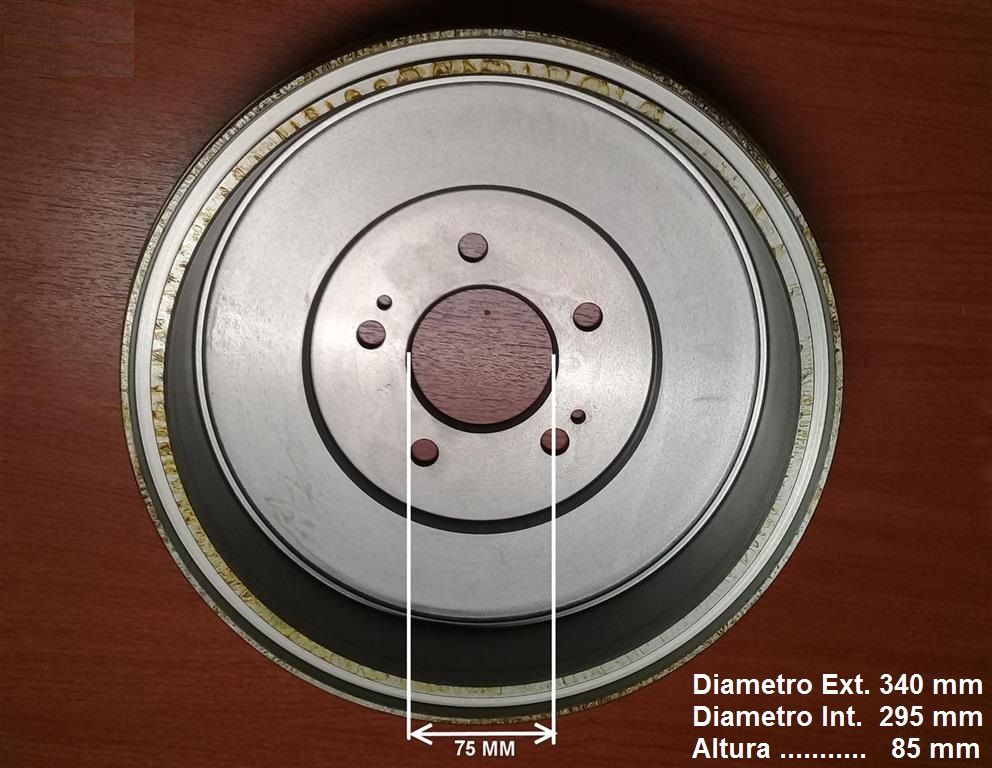 CAMPANA FRENO (295mm) TRA HYUNDAI H1 05