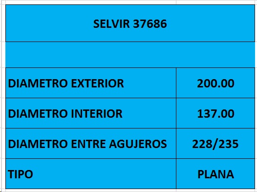 PLACA EMBR CITROEN-PEUGEOT N-D (200mm) VALEO