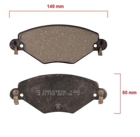 PASTILLAS DEL CITROEN C5 (GIRLING) BREMSI