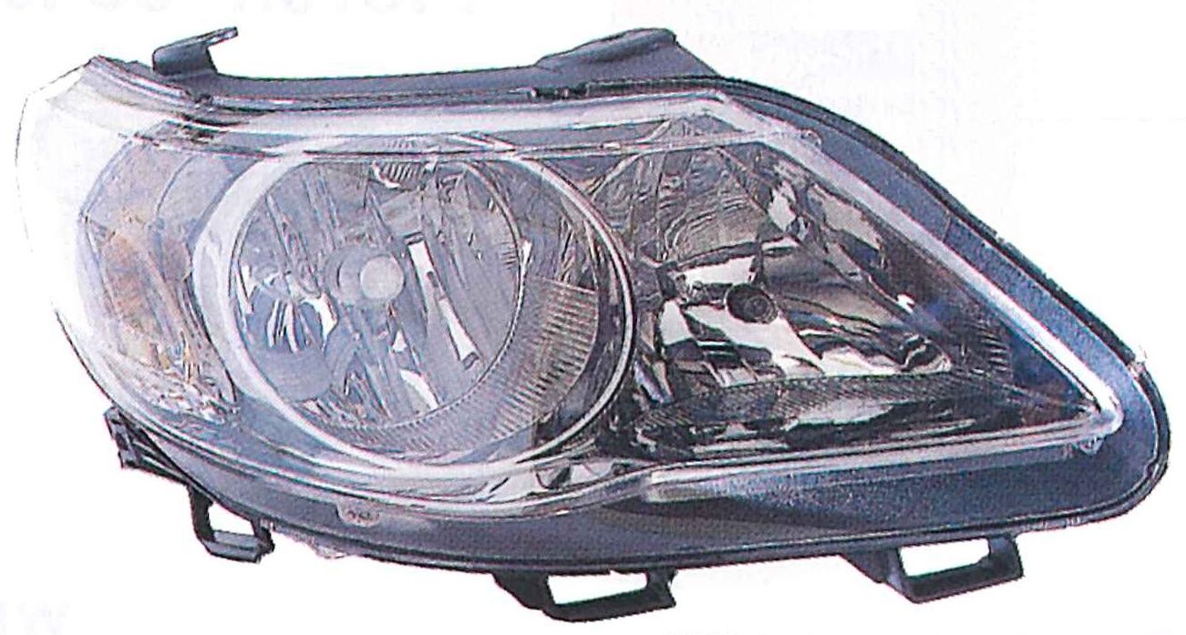 SEMIOPTICA DER VW GOL V 09-12 DOBLE PARABOLA