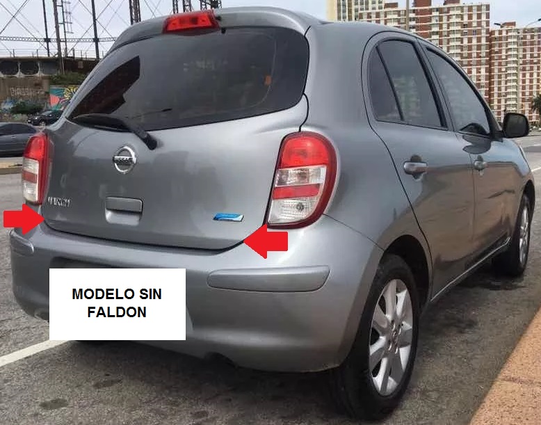 PORTON TRA NISSAN MARCH MODELO SIN FALDON