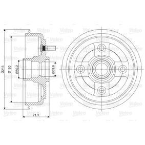 CAMPANA FRENO (180mm) TRA HYUNDAI ATOS CON MAZA