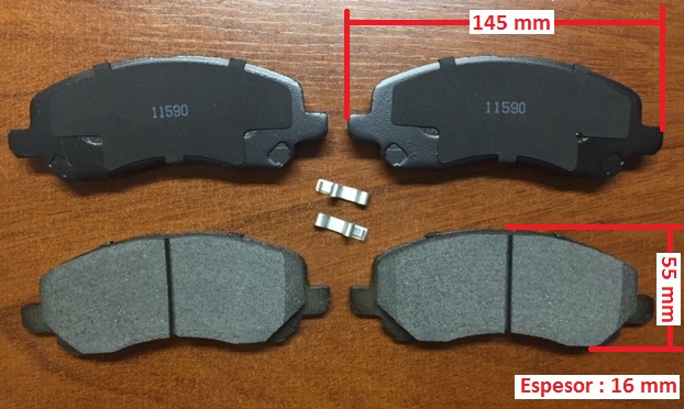 PASTILLAS DEL MITSUBISHI LANCER 04 BREMSI