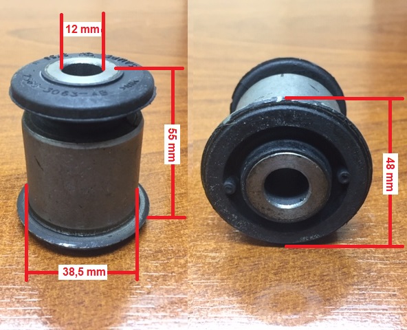 BUJE BASTIDOR INF FORD ECOSPORT-FIESTA 08 DEL AYD