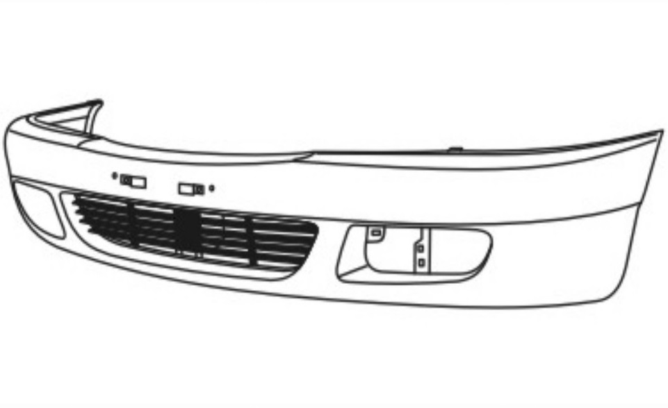 PARAGOLPE DEL TOYOTA COROLLA 00