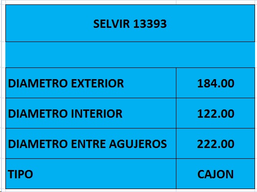 PLACA EMBR KIA PICANTO 1.0 2012 (185mm) VALEO