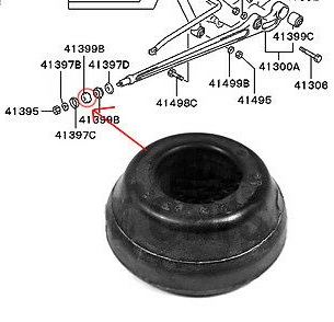 BUJE BASTIDOR TRA MITSUBISHI MONTERO 92 (PUNTA)