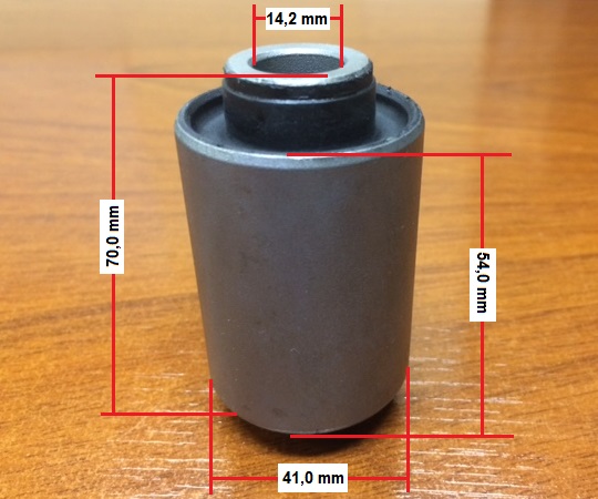 BUJE BASTIDOR INF NISSAN D22-FRONTIE 4WD P/DEL GSP