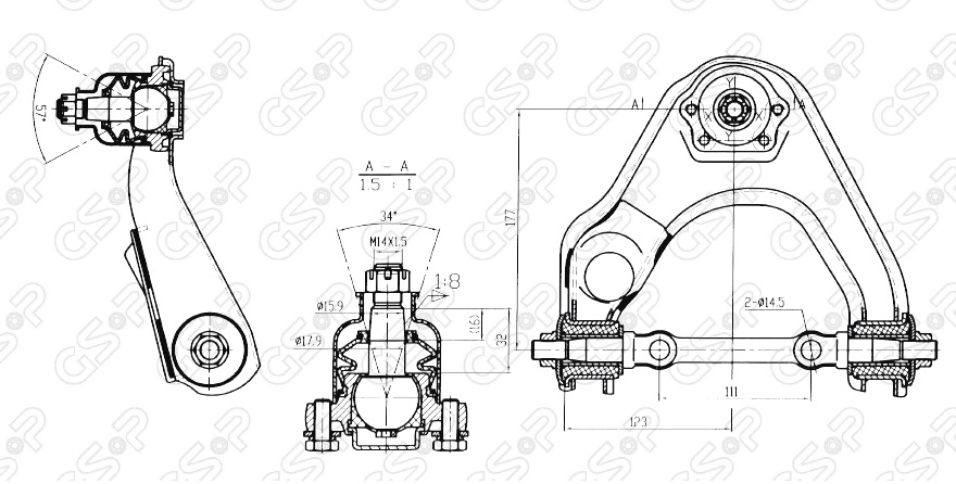 BASTIDOR SUP IZQ NISSAN D21 91